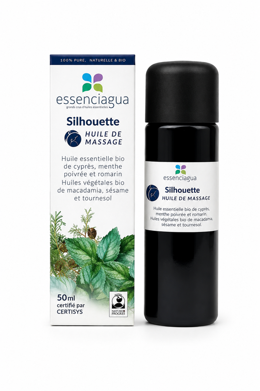 Huile de massage silhouette bio - ESSENCIAGUA