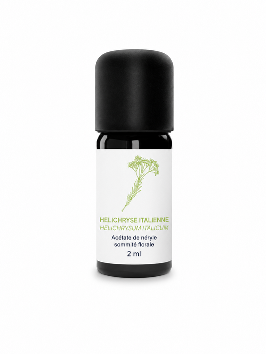 Huile Essentielle d'Hélichryse italienne (immortelle) 100% Bio et Artisanal - ESSENCIAGUA
