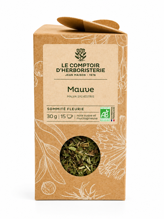 Tisane de Mauve bio -Le comptoir d'Herboristerie-