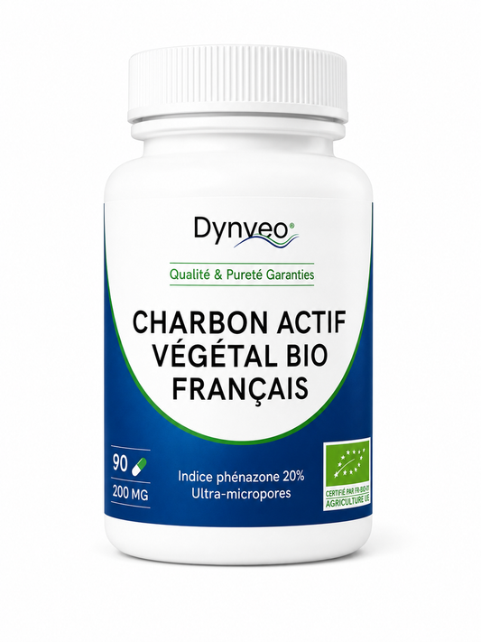 Charbon actif végétal bio français - DYNVEO